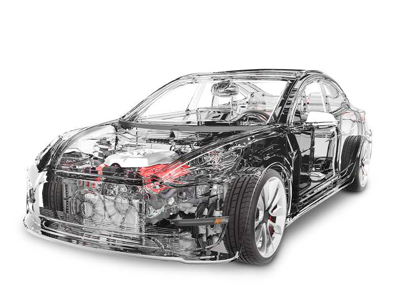soporte del motor